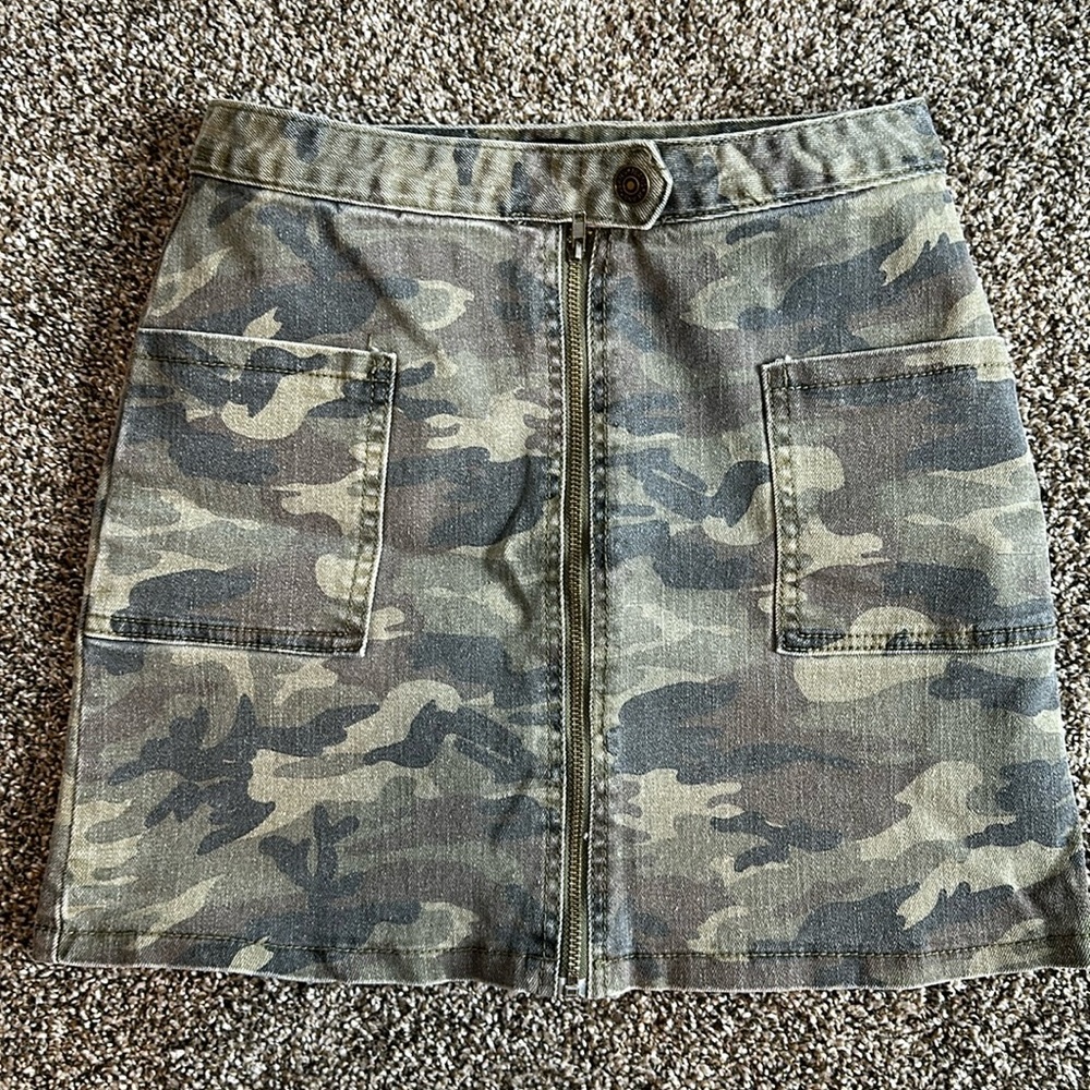 French Kiss Camo Skirt